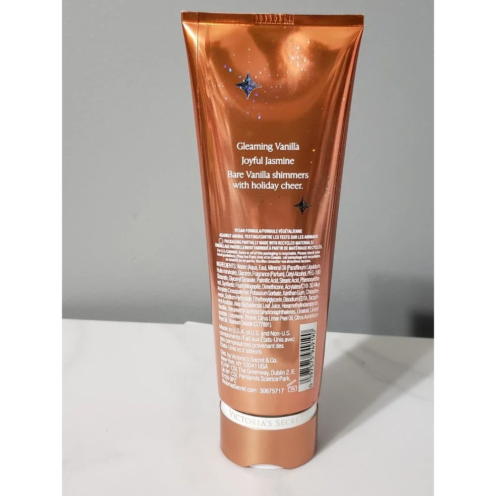 NEW SEALED Victoria's Secret Bare Vanilla Joy Shimmer Body Lotion 8 oz